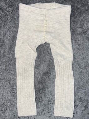 OshKosh B'gosh Light Gray Ribbed Knit Leggings